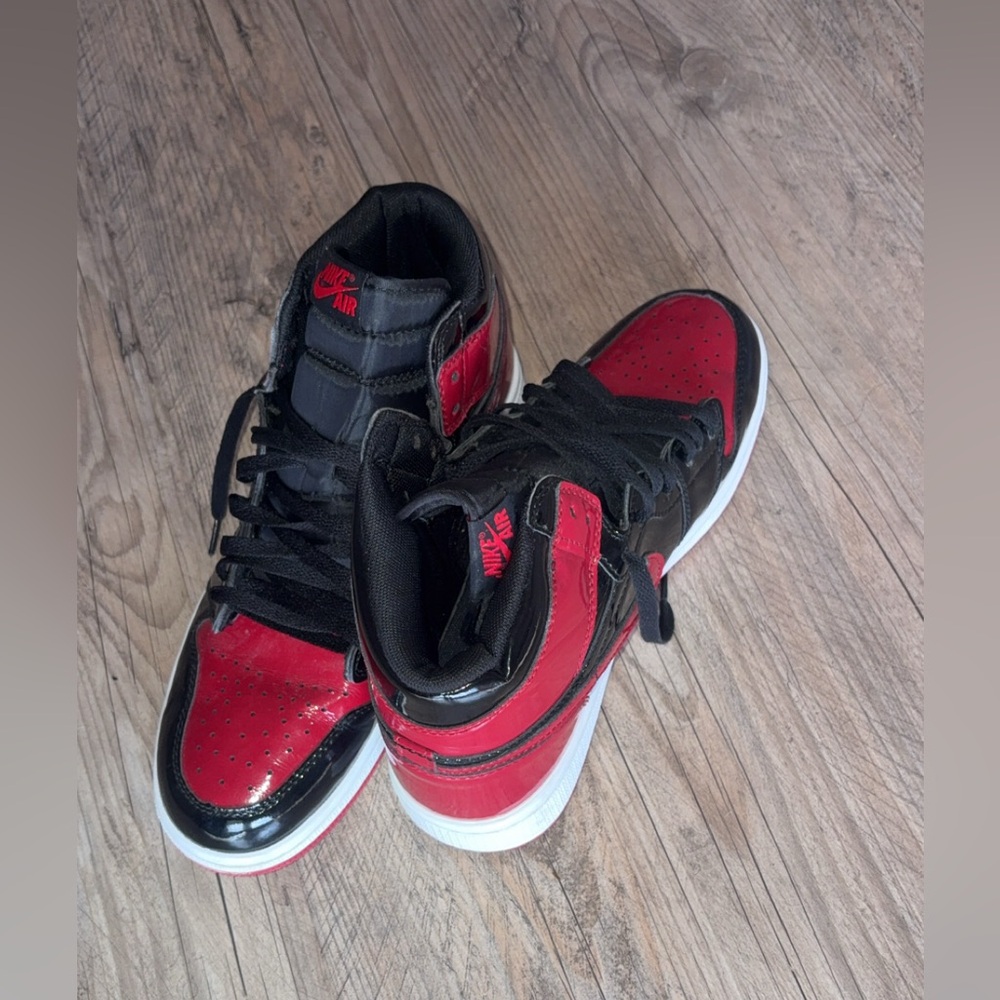 Nike Jordan 1 Red High-Top Sneakers